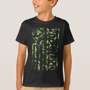 Camiseta Luta Livre Camuflagem Bandeira Patriota Lutador Ho