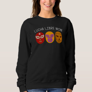 Camiseta Luta Livre Legal Para a Mamãe Mãe Luchador Mexican