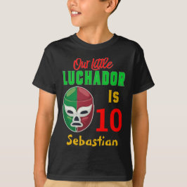 Camiseta Luta Luchador - Garoto de aniversário colorido