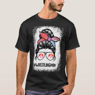 Camiseta Luta Mãe Tee Para Mulheres Lutadoras Mamãe Mensage