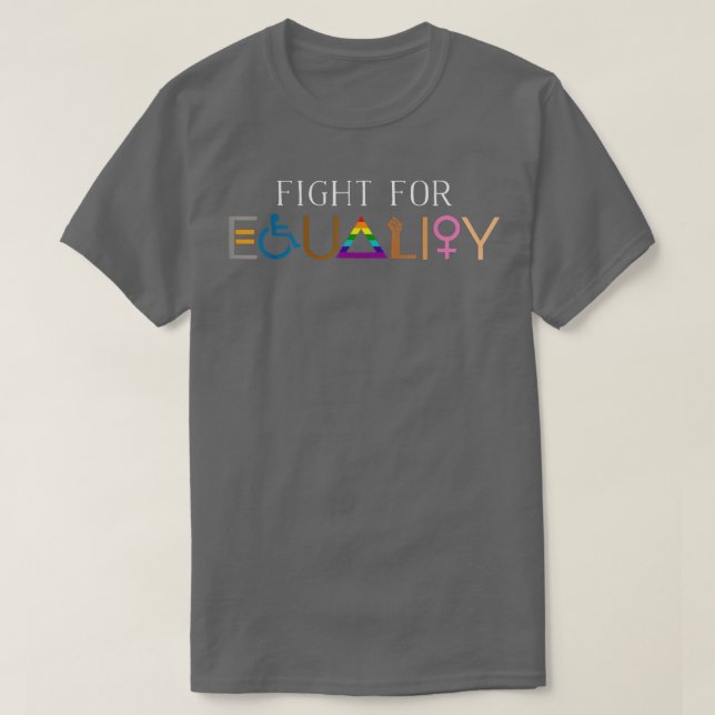 Camiseta Luta Pela Igualdade Lgbt Orgulho gay (Frente do Design)