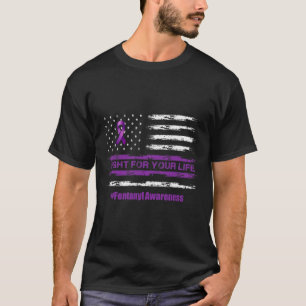 Camiseta Luta Pela Sua Sobredosagem Na Vida Sensibilização