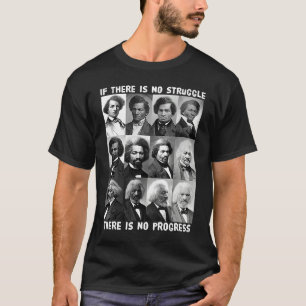 Camiseta Luta & Progresso Vida de Frederick Douglass Bla