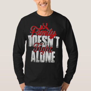 Camiseta Luta Sozinha Contra A Anemia Célula Falsiforme Apo