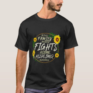 Camiseta Luta Sozinho. Apoio Familiar. Conscientização Alzh