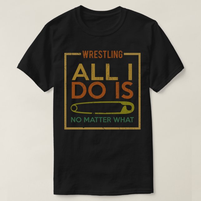 Camiseta Luta, tudo que faço é (Frente do Design)