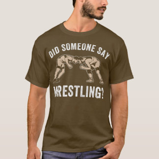 Camiseta Luta Ventilador Amateur Luta Coach Funny Wrestand