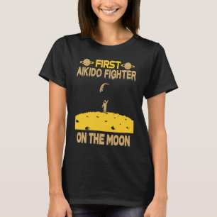 Camiseta Lutador de Aikido na Lua