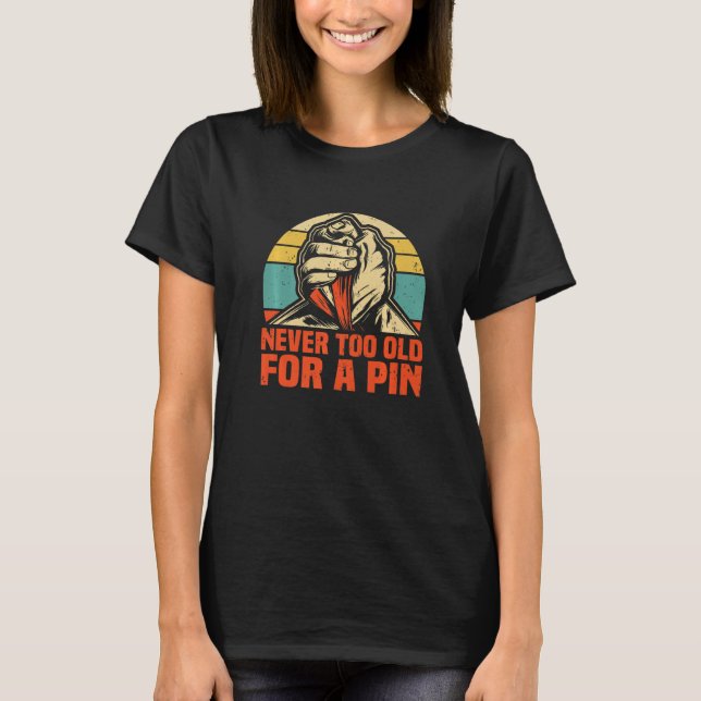 Camiseta Lutador de braço e Luta de braço (Frente)