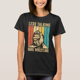 Camiseta Lutador de Braços de Luta de Braço Menos Conversan