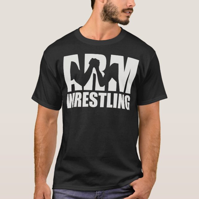 Camiseta Lutador de braços de Luta S2 (72) (Frente)