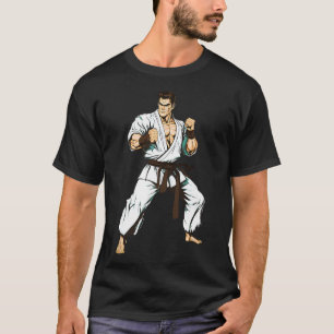 Camiseta lutador de karatê Kyokushin - artes marciais japon