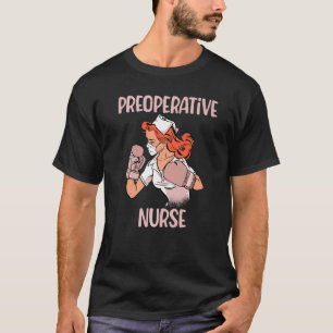 Camiseta Lutador de Luvas de Boxe de Enfermeira Pré-operató