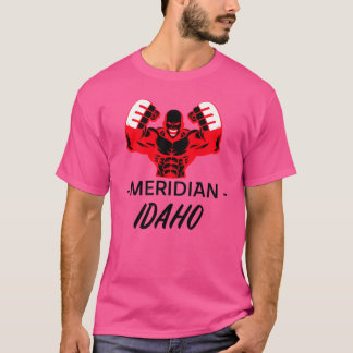 Camiseta LUTADOR DE MMA DE MERIDIAN IDAHO Oversized