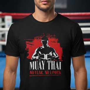 Camiseta Lutador de Muay Thai – Sem Medo Sem Limites