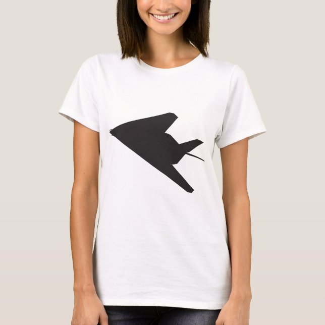 Camiseta Lutador do discrição F-117 (Frente)