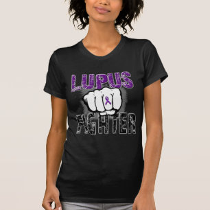 Camiseta Lutador do lúpus com punho