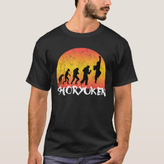Camiseta Lutador Retro Vintage Shoryuken Evolução Engraçado