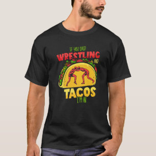 Camiseta Lutador Taco, se dissesse Luta e Tacos, eu sou