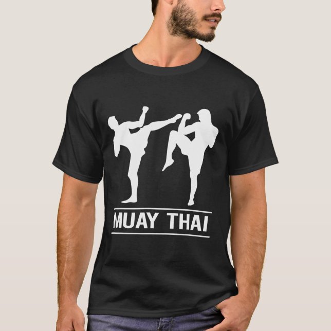 Camiseta Lutadores de Boxe Tailandês Kickboxing Mma Muay Th (Frente)