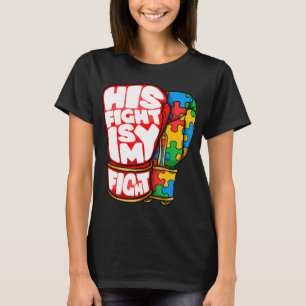 Camiseta Lutando Luvas, Sua Luta É Minha Luta. Autism awa