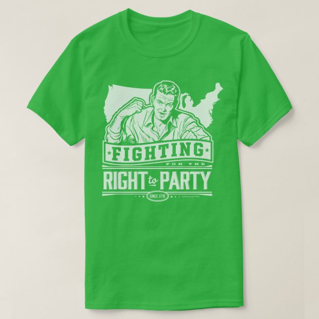 Camiseta Lutando pelo Direito ao Partido (Frente do Design)