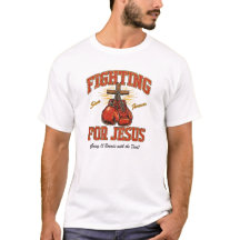 Lutando por Jesus Boxe Cristão Gráfico