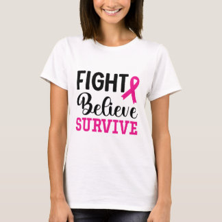 Camiseta Lutar Acredite Sobreviver