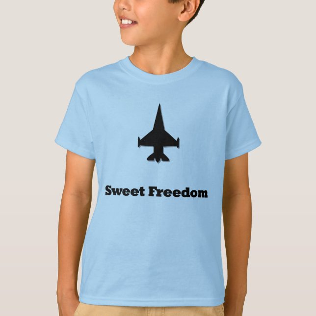 Camiseta Lutar com a liberdade doce do Jet (Frente)
