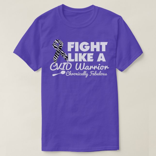 Camiseta Lutar Como Um Guerreiro CVID (Frente do Design)