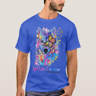 Camiseta Lutar Como Um Presente De Consciência Do Lobo Guer