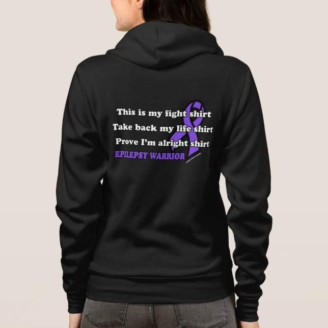 Camiseta Lutar Contra a Camisa... Epilepsia (Verso)