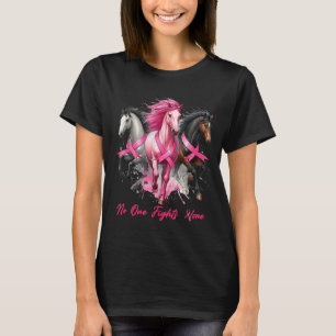 Camiseta Lutar Contra o Câncer de Mama Conscientização Cava