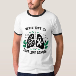 Camiseta Lutar contra o Design de consciência do Cancer pul