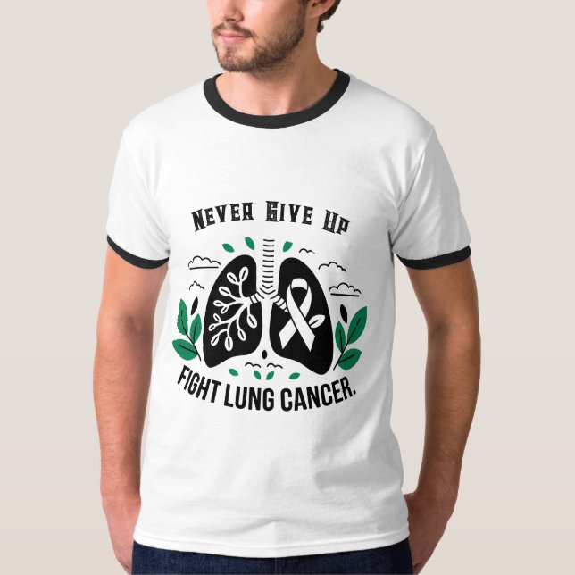 Camiseta Lutar contra o Design de consciência do Cancer pul (Frente)