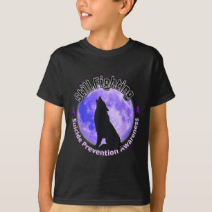 Camiseta Lutar contra o Lobo de Sensibilização para a Preve