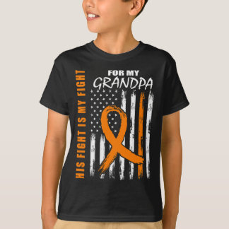 Camiseta Lutar É A Minha Luta Contra A Leucemia Do Vovô.