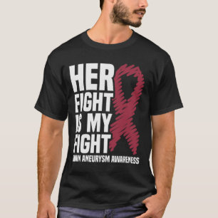 Camiseta Lutar É Minha Luta Contra O Aneurismo Cérebro Sens
