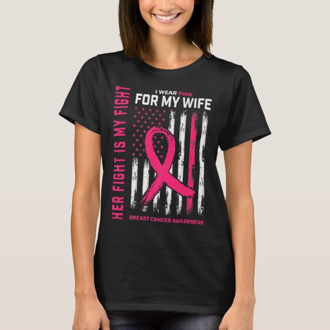 Camiseta Lutar É Minha Luta Eu Visto Cancer De Mama De Espo (Frente)