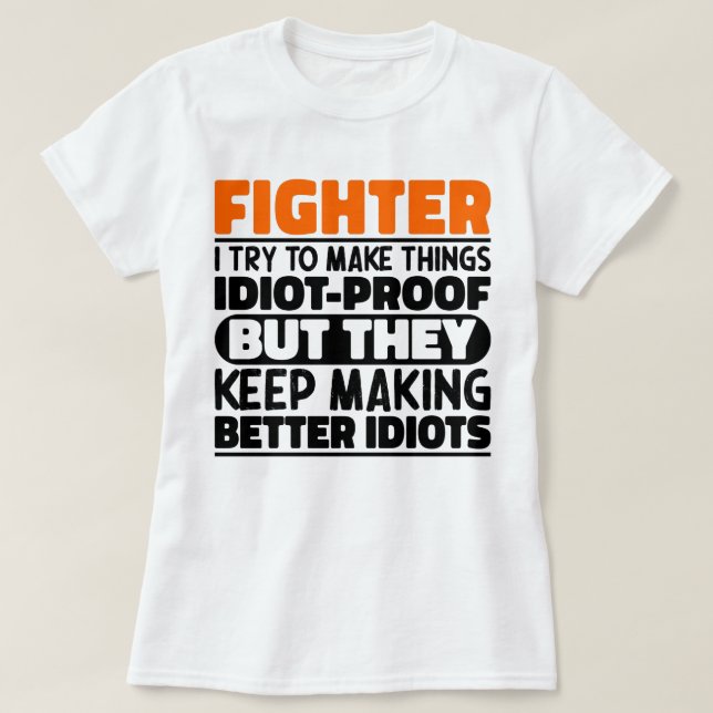 Camiseta Lutar Eu Tento Engraçado Dizer Luto (Frente do Design)