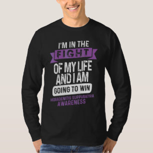 Camiseta Lutar para Vencer Conscientização da Hidradenite S