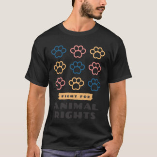 Camiseta Lutar pelos direitos dos animais família