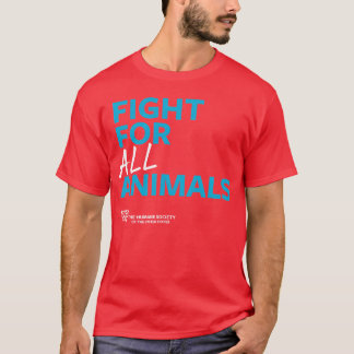 Camiseta Lutar Por Todos os Animais família