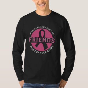 Camiseta Lutar Sozinhos Com Os Amigos Do Cancer Corresponde