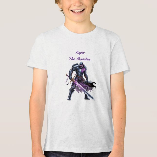 Camiseta Lute contra o monstro (Frente)