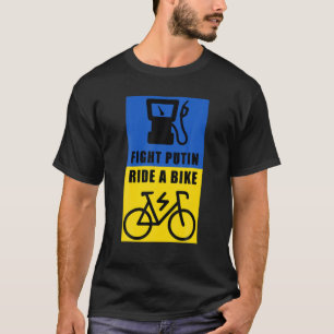 Camiseta Lute Contra Putin A Bicicleta