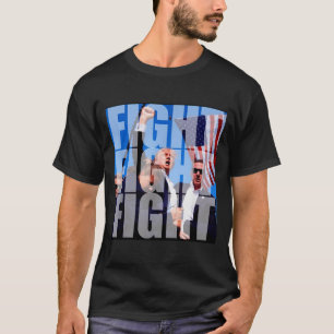 Camiseta Lute Lute Lute Para Donald Trump 2024 Eleições EUA