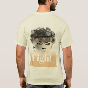 Camiseta Lute por sua ilustração guerreira dos sonhos