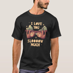 Camiseta Lúteras Eu Te Amo Lentamente Annivers Do Dia Dos N