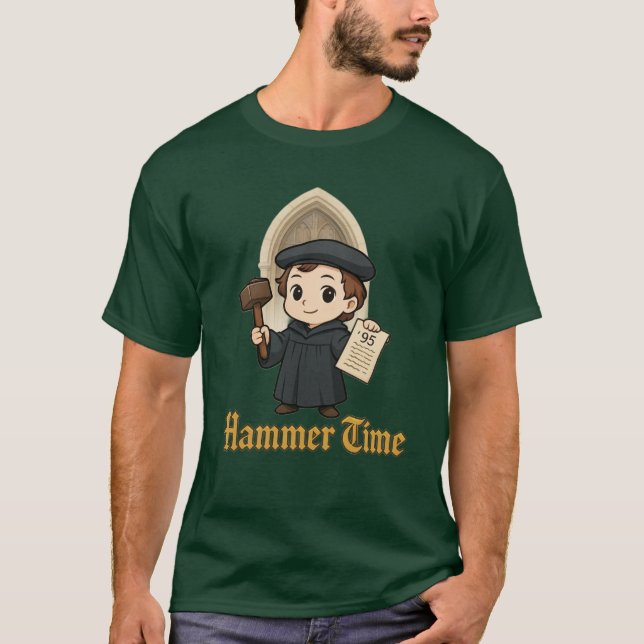 Camiseta Luther Hammer Time (Frente)